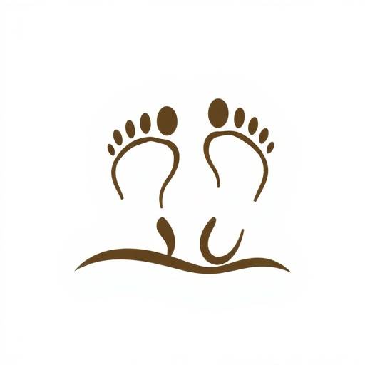 Footprints icon symbolizing exploration